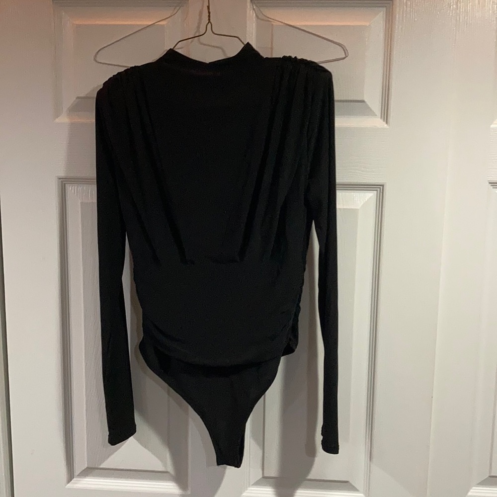 FashionNova Leave an Impression Mock Neck Bodysuit